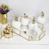 Gold Trim Geometric Mirror Tray - Image 9