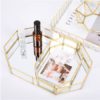 Gold Trim Geometric Mirror Tray - Image 8
