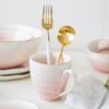 Moana Gold Edge Mug - Coral
